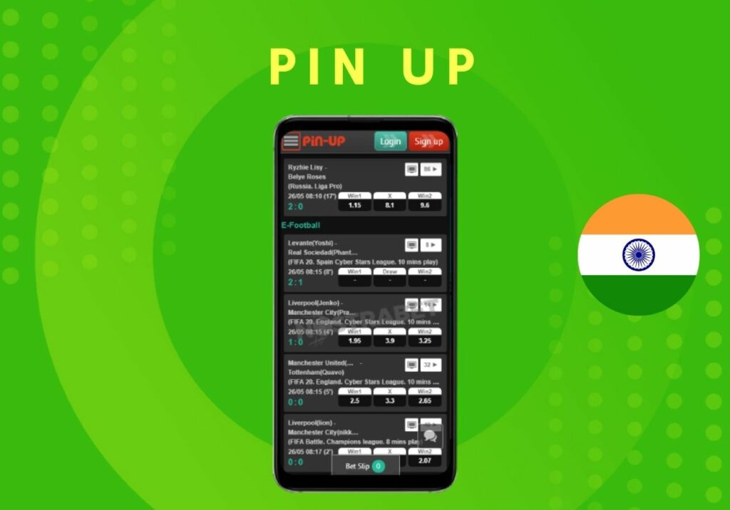 Pin Up Indian exotic betting application download and install
